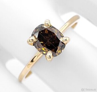 Exkluzivní dámský prsten s 1,3ct diamantem