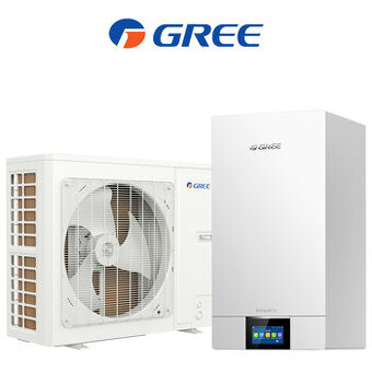 Tepelné čerpadlo vzduch-voda zn. GREE výkon 10 kW.