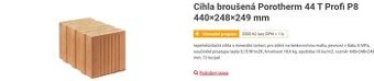 Porotherm 44 T Profi P8