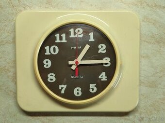 Retro nástěnné hodiny PRIM