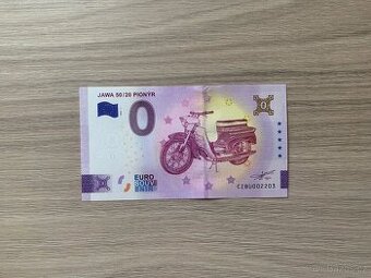 0 Eurosouvenir Jawa 50/20 Pionýr č. 2203 zlatý emblém