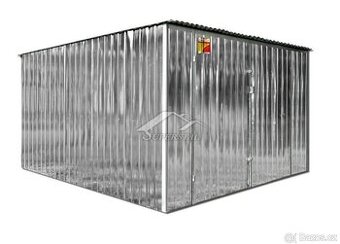 Plechová garáž 4x 6 metrů k odvozu ihned - viz foto