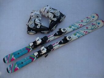 157. Lyže TECNO - 130 cm + boty DALBELLO 37eu - set