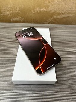 Apple iPhone 16 Pro 128GB pouštní titan, 100% baterie