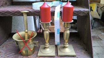 Starožitnosti k prodeji - svícny, vázy, atd