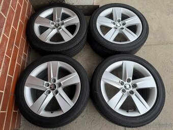 Alu 16" 5x100, škoda "ROCK" letní 60% F3 Rapid