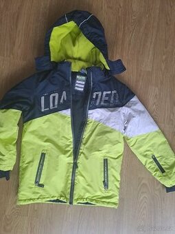 Dětská bunda 140 sm (vnitr fleecovy)Dobrý stav