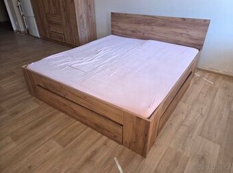 Nová postel 180x200cm divoký dub