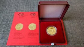 Vzácná zlatá mince - Ševčínský důl - PROOF