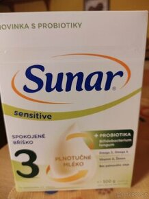 Kojenecké mléko Sunar 3 sensitive