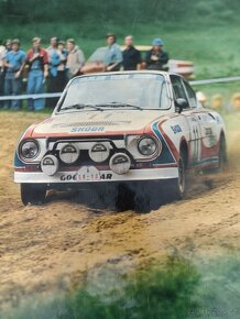 Retro dobový plakát Škoda motorsport