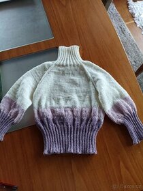 Nový ručně pletený svetr - 1