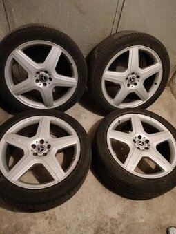 4ks alu disky orig. MB AMG 5x112 r21 pneu na sezonu