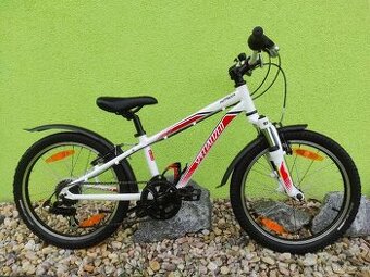 Značkové dětské kolo SPECIALIZED 20" (bílá/červená)
