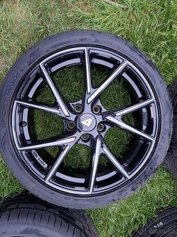 Alu kola 5x112R18 letní pneu