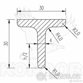 T-profil 30x30 - 1