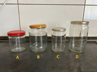 Zavařovací sklenice se šroubovacím/Omnia víčkem