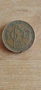 10 koruna z roku 2000 s orlojem - 1