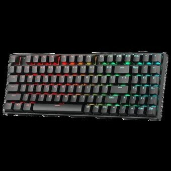 Magnetická mechanická bezdrátová herní klávesnice HE