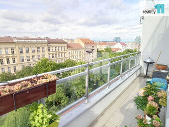 Pronájem bytu 2+kk/T, 76.5 m2, zařízený, cihla, Praha 7 - Ho