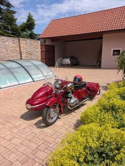 Jawa 350/360 panelka, sidecar, pav