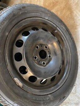 Plechové disky 16” 5x112 a zimní pneu 205/55/R16