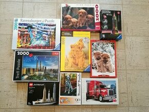 Stavebnice puzzle různé motivy