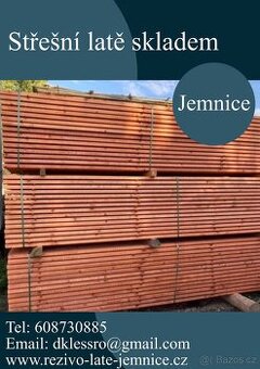 střešní latě SM 4m