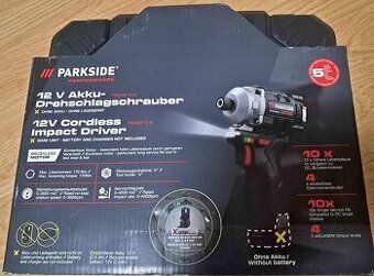 PARKSIDE Aku rázový utahovák PDSSAP 12 A1  nový