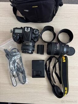 Nikon d7200 + objektivy nikkor 50 mm a 16-85 mm