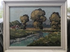 Prodám ručně vyšívaný obraz