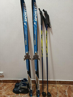 Dětské běžky+boty+hůlky