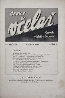 Český včelař – 82. ročník, rok 1948 (1 dochované číslo)