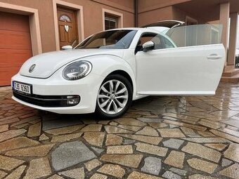 VW Beetle 1.2 TSI – 2014 – manuál, krásný stav, garážovaný