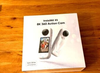 NOVÁ – Insta360 X5 Satin White (limitovaná edice)