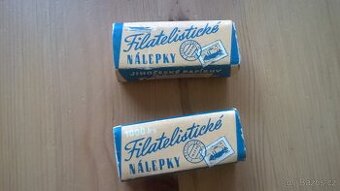 Retro filatelistické nálepky