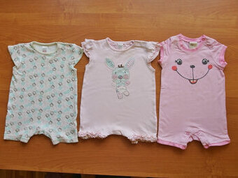 Letní overal / pyžamko / pyžamo Next, H&M 68-74 - TOP STAV