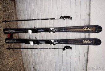 Skoro nové lyže 165 cm TecnoPro, očividně velmi málo jeté, h