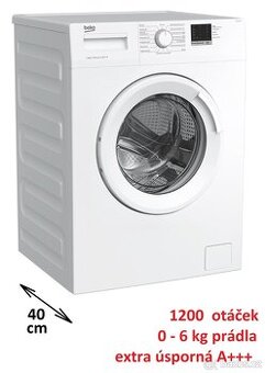 40cm úsporná A+++ pračka Beko, dovezu