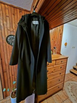 Luxusní flaušový maxi kabát