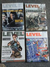 Časopisy Level, Score, Playstation, Doupě, Rave, Tripmag