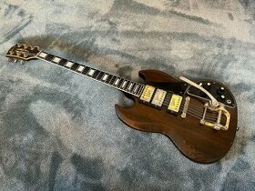 Elektrická kytara Gibson SG Custom Bigsby z roku 1975