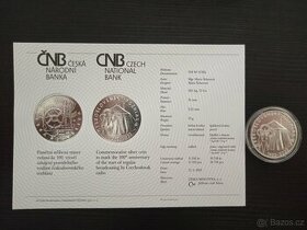 ČNB  mince 200kč Rozhlas