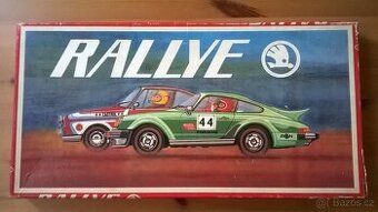 Stará stolní hra TOFA Rallye 70. léta