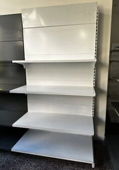 Regál jednostranný 60/50/50/50cm bílý