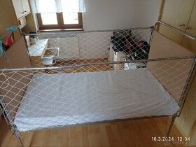 Retro dětská postýlka 70x140cm