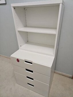 REZERVACE - Skříňka IKEA Stuva + 2 modrá čela k šuplíkům - 1