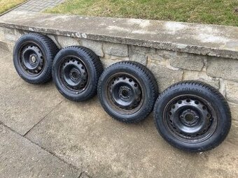 Použitá sada kol 14" Peugeot – Zimní pneu 175/65 R14 Barum