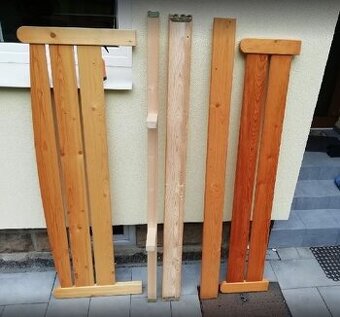 Postel 200x 180 cm, dřevo