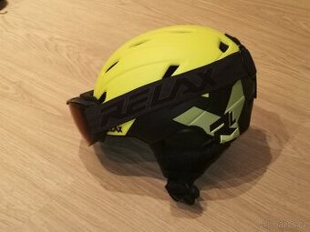 Lyžařská helma RELAX + brýle, vel. M 56 - 58 cm